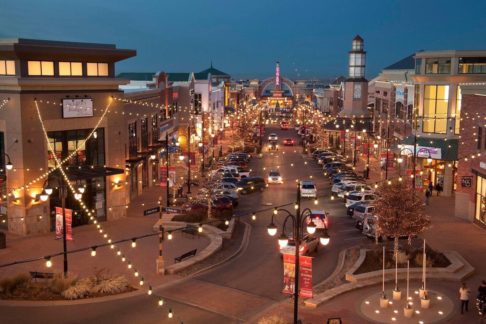 Photograph of Aurora's Stanley market center