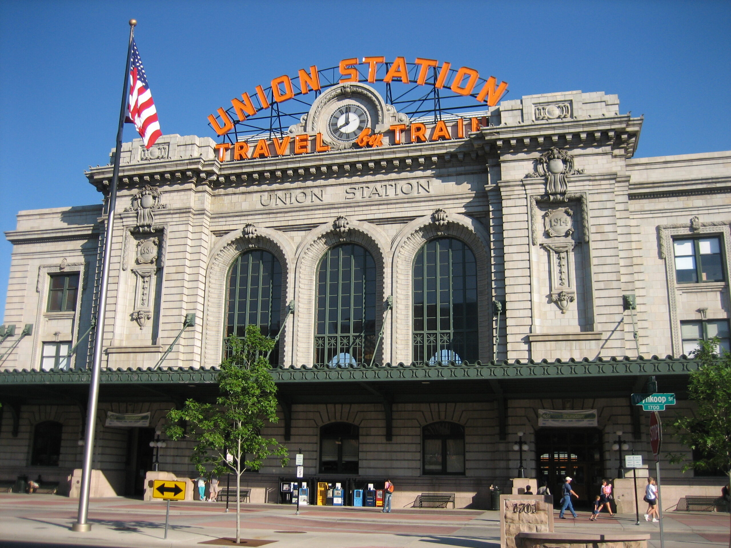 Photograph of union station in downtown Denver